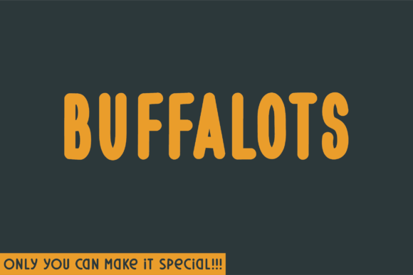Buffalots: A Font That Elevates Branding