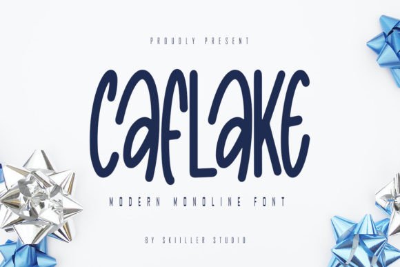 Caflake Font for Stylish Craft Projects