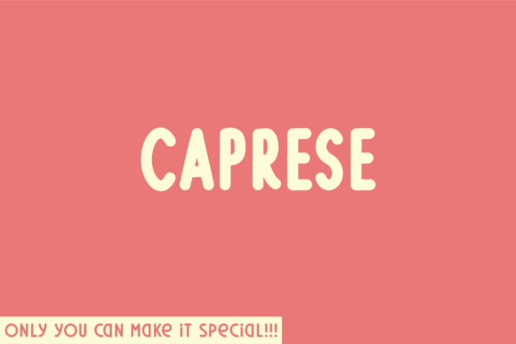 Caprese Font: Elegant Sans Serif for Crafts