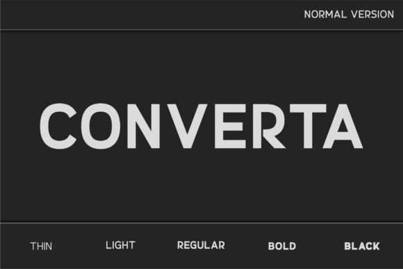 Converta: A Modern Sans Serif for Real Projects
