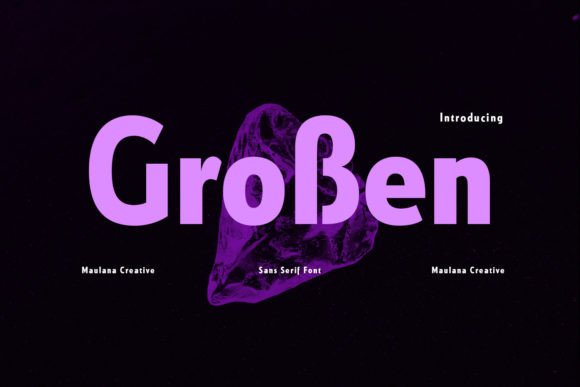 Discover the Großen Font