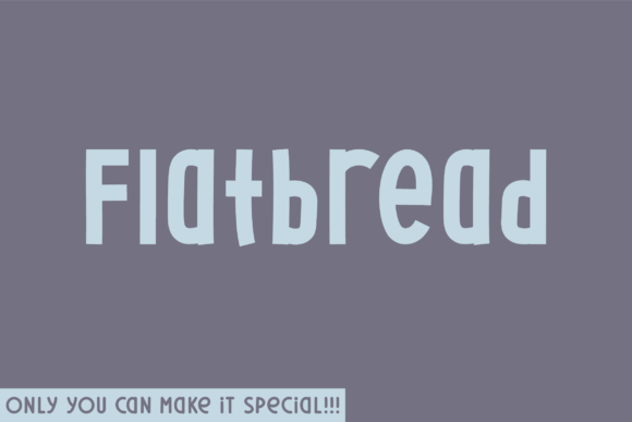 Flatbread: A Unique Sans Serif for Creative Projects