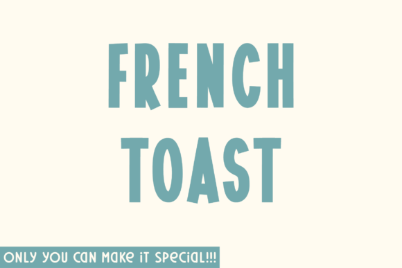 French Toast Font: Modern Typography for Marketers