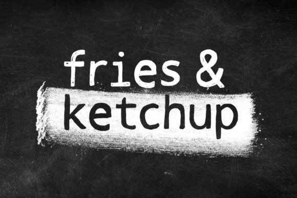 Fries and Ketchup Font Review
