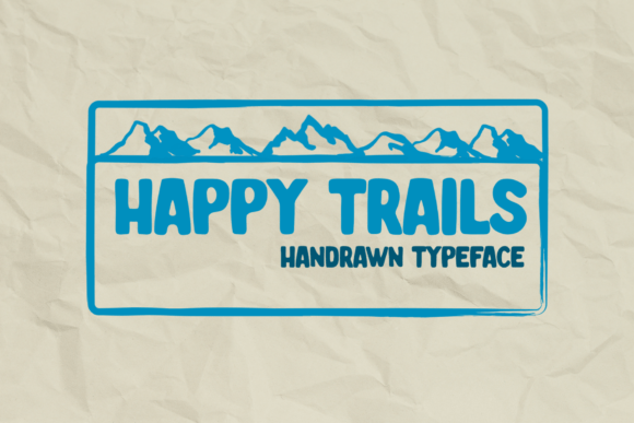 Happy Trails Font for Creative Makers