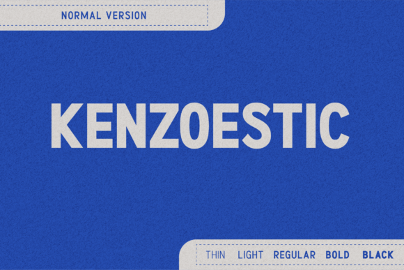 Kenzoestic: Elegant Sans Serif for Craft Creators