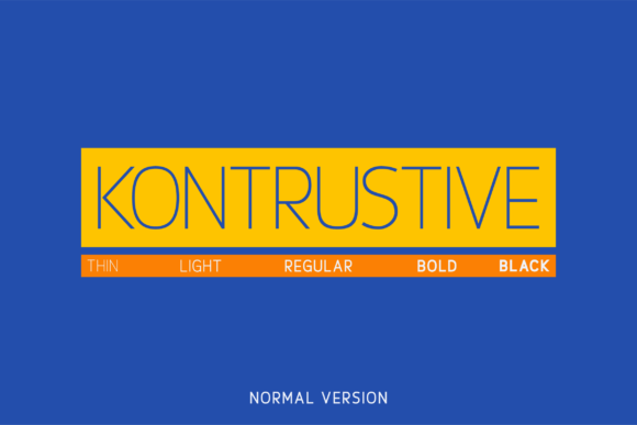 Kontrustive: A Font for Elegant Branding