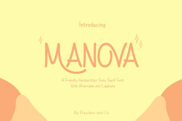 Manova: A Warm Handwritten Font