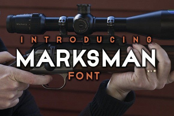 Marksman: A Bold Sans Serif for Campaigns