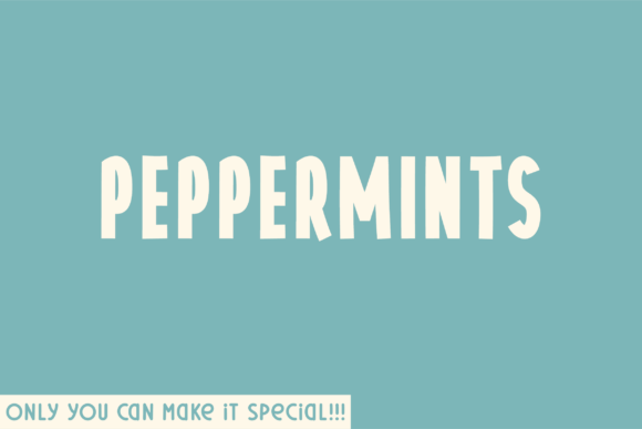 Peppermints: A Unique Sans Serif for Creative Projects