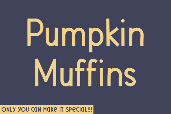 Pumpkin Muffins Font Review