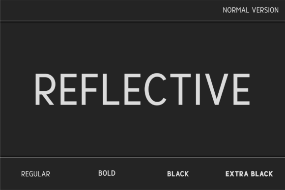 Reflective: A Modern Font for Web Design