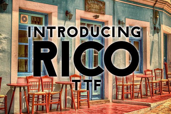 Rico: A Sans Serif for Better Reading