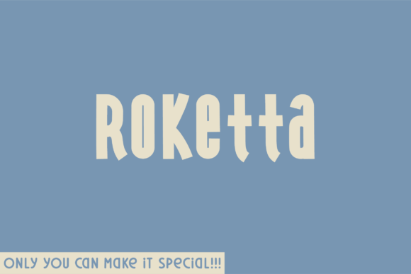 Roketta: A Unique Sans Serif Font