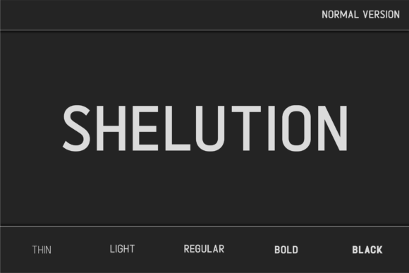 Shelution: A Font for Modern Campaigns