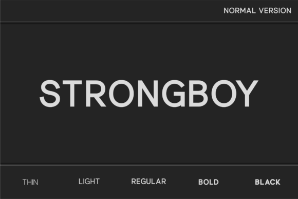 Strongboy: A Bold Sans Serif for Creative Projects