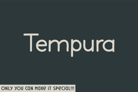 Tempura Font for Professional Branding