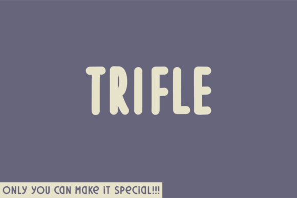 Trifle: A Font That Elevates Your Brand